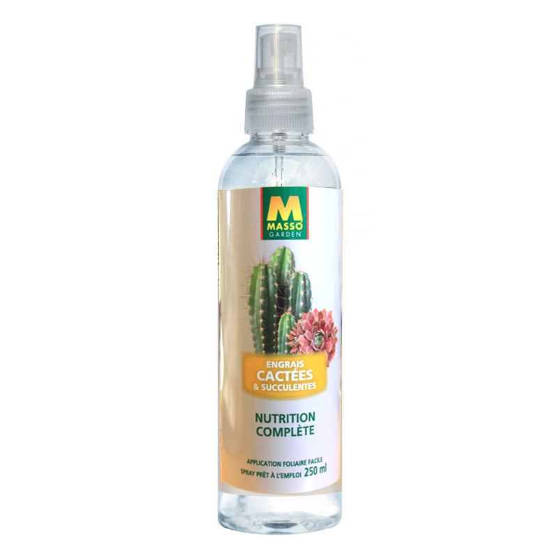 Engrais Cactees / Succulentes 250Ml Masso Garden de Masso - Engrais bio et soin des plantes dans Engrais Foliaire pour plantes