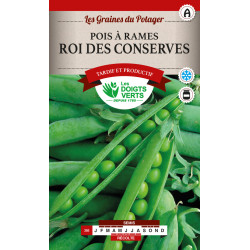 Pois Rame Roi Des Conserves 220g -graines de Les Doigts Verts - graines de Gironde à Bordeaux dans Graines de Pois