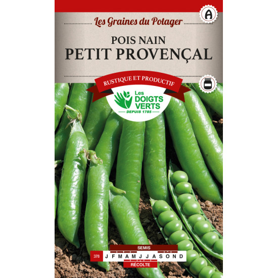 Pois Nain Petit Provencal 220g -graines de Les Doigts Verts - graines de Gironde à Bordeaux dans Graines de Pois