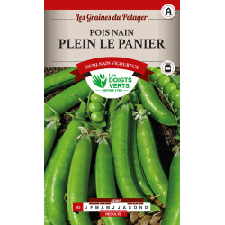 Pois Nain Plein Le Panier 220g -graines de Les Doigts Verts - graines de Gironde à Bordeaux dans Graines de Pois