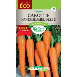 Carotte Nantaise Amelioree 2-Gm -graines de Les Doigts Verts - graines de Gironde à Bordeaux dans Graines de Carotte