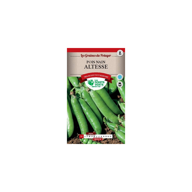 Pois Nain Altesse 220g -graines de Les Doigts Verts - graines de Gironde à Bordeaux dans Graines de Pois