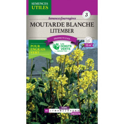 Moutarde Blanche-Gm -graines de Les Doigts Verts - graines de Gironde à Bordeaux dans Graines de fleurs en M