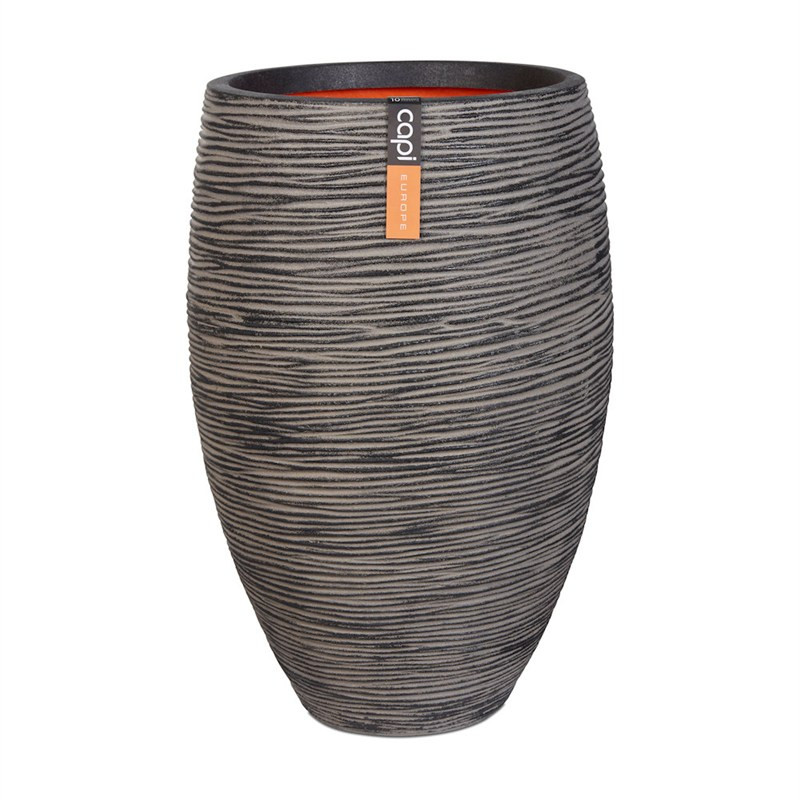 Pot ELEGANCE DELUXE 40X60 ANTH de Capi Europe - Cache et pot décoratifs design dans Cache-pot et pot déco