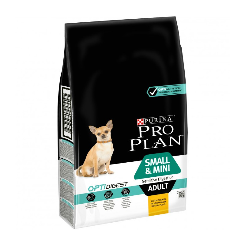 PROPLAN SMALL AD DIGESTION AGN 3K de Proplan - croquette chien et chat dans Proplan pour chiens