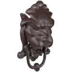 HEURTOIR DE PORTE TETE DE LION de Esschert design - deco maison et jardin dans Numéro pour la maison