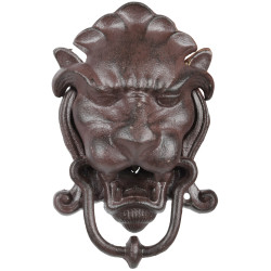 HEURTOIR DE PORTE TETE DE LION de Esschert design - deco maison et jardin dans Numéro pour la maison