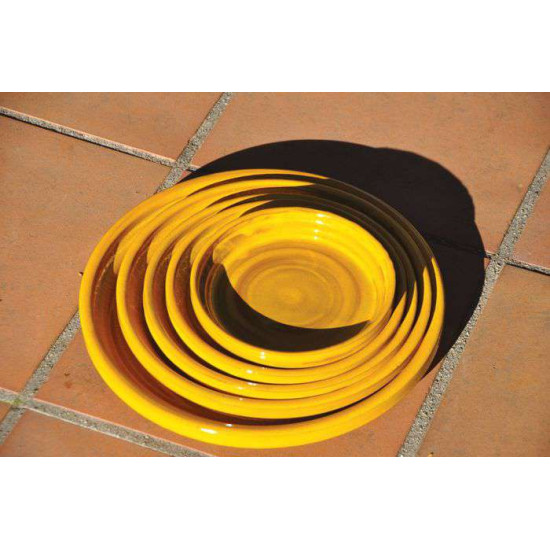 Soucoupe ibiza sunshine d14 de Poterie d'Albi - Poterie de qualité à Bordeaux dans Les Poteries d'Albi