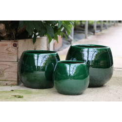Pot cancale jade d21 h21 de Poterie d'Albi - Poterie de qualité à Bordeaux dans Les Poteries d'Albi