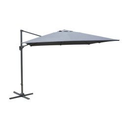 PARASOL DEPORTE 3x4/8 GREY de Proloisirs - Océo - table et fauteuil et mobilier de jardin dans 🏖️ Parasol pour l'exterieur