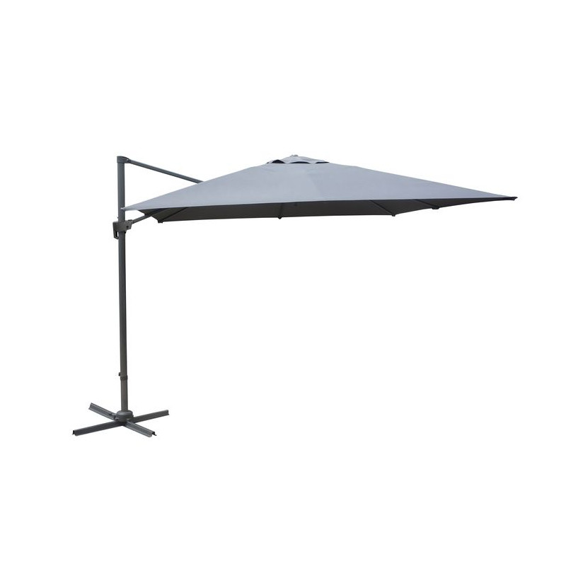 PARASOL DEPORTE 3x4/8 GREY de Proloisirs - Océo - table et fauteuil et mobilier de jardin dans 🏖️ Parasol pour l'exterieur