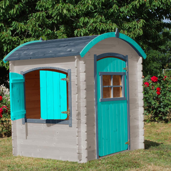Maisonnette Toit Cintre Patty - pour enfant de Soulet - EGT - Cabane et portique dans Cabane en bois