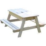 Table Basse Bac A Sable Bois Brut - pour jardin de Soulet - EGT - Cabane et portique dans Cabane en bois