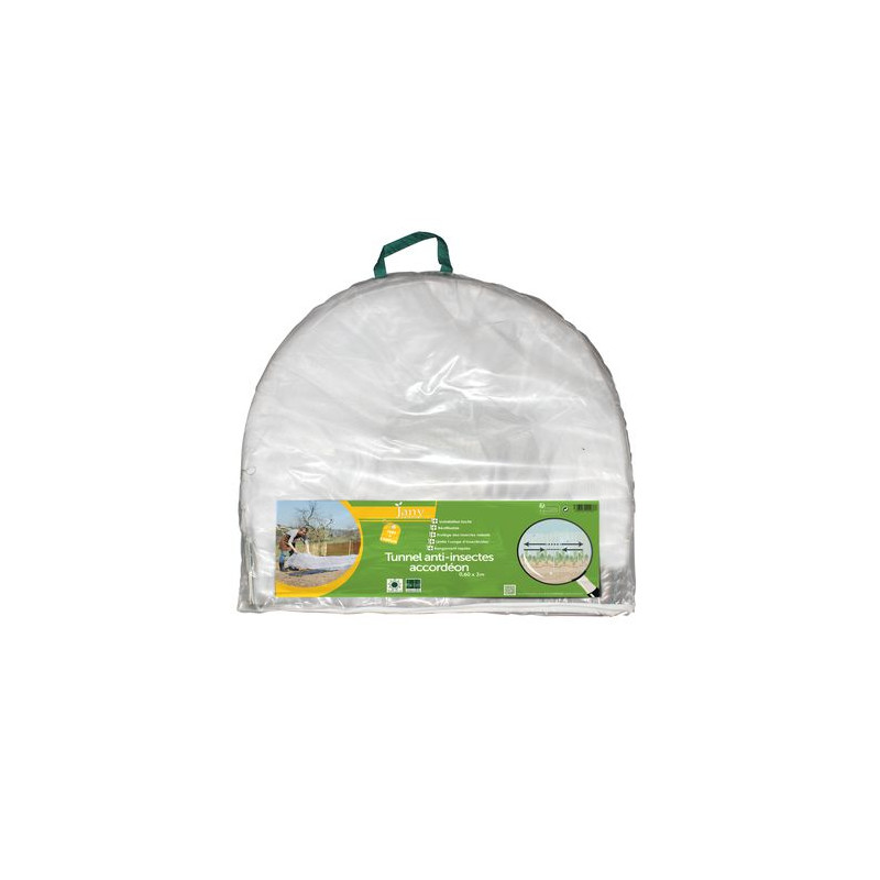 TUNNEL ANTI INSECTES ACCORDEON 0.60X3M de Jardinerie Bordeaux Libourne Gironde dans Bache - films de culture