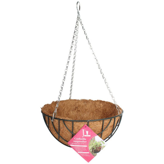 CORBEILLE FIBRE DE COCO 25CM de Jardinerie Bordeaux Libourne Gironde dans Corbeilles - Panières- Paniers