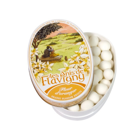 ANIS DE FLAVIGNY 50G FLEUR D'ORANGE de Anis de Flavigny - bonbon à l'anis dans 🍬 Friandises et Bonbons
