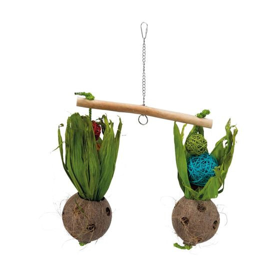 BASCULE + NOIX DE COCO 30X50CM de Trixie - Produit pour animaux dans Friandises pour oiseaux