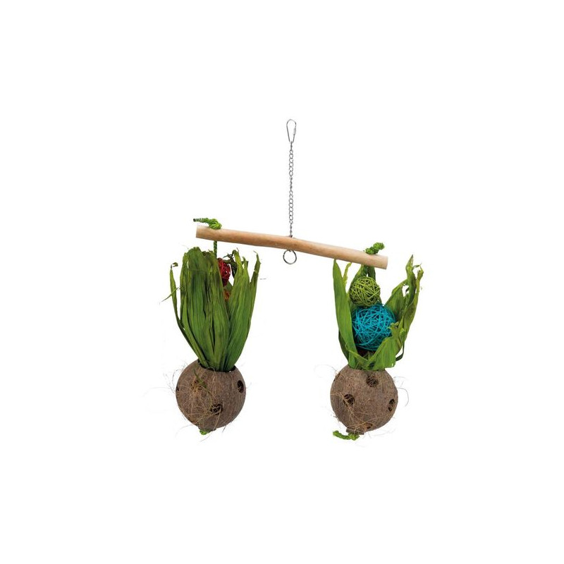 BASCULE + NOIX DE COCO 30X50CM de Trixie - Produit pour animaux dans Friandises pour oiseaux