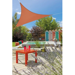 Voile triangulaire 3.60 m de côté camel de Jardiline - Baches dans Voile d'ombrage pour l'exterieur