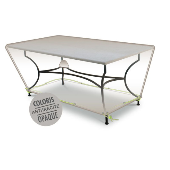 HOUSSE DE TABLE RECTANGLE 260*100 de Jardiline - Baches dans Housses meuble de jardin