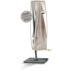 Housse parasol déporté ø5m + tige ø45x240cm de Jardiline - Baches dans Housses meuble de jardin