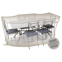 Housse table +chaises 6-8 personnes 240x130x70cm de Jardiline - Baches dans Housses meuble de jardin