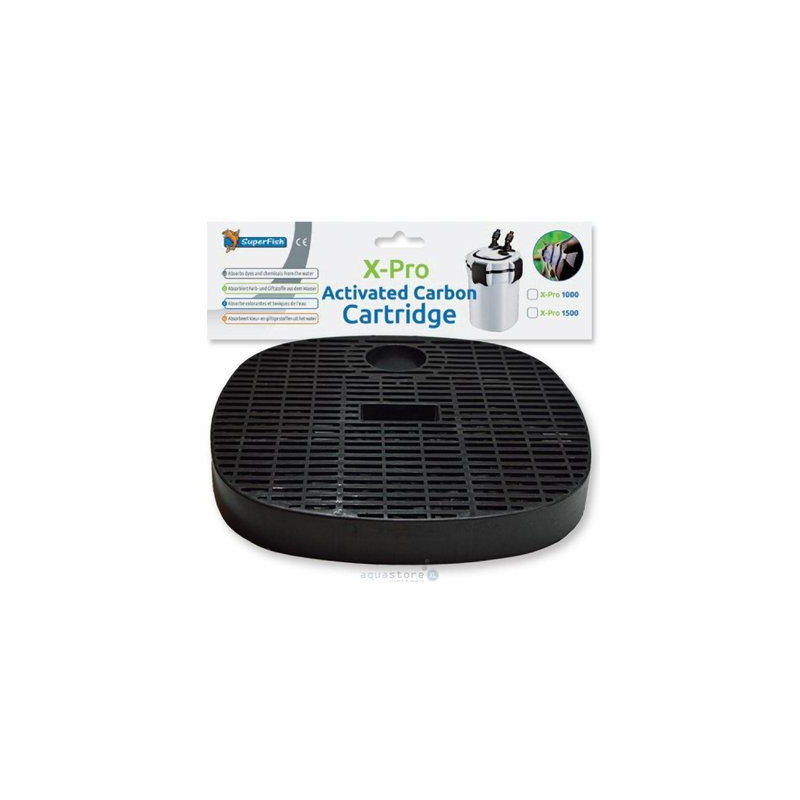 X PRO 1500 CARBON CARTRIDGE de Superfish - Aquadistri - accessoires pour aquarium et bassin dans Recharge Superfish Aquadistr...
