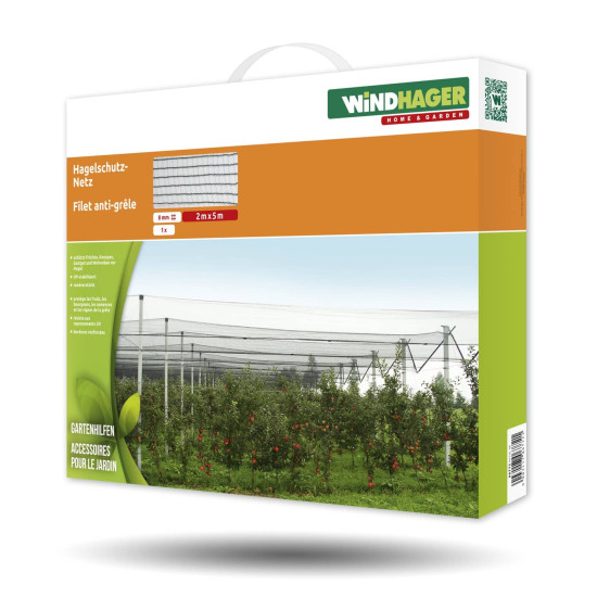 FILET PARAGRELE 5X2M 8MM de Windhager - Accessoires de jardin dans Accessoires jardin et culture