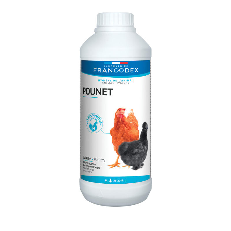 POU NET BASSE COUR 1L de Francodex - anti puce et soin pour chien et chat dans Hygiène pour tous les animaux