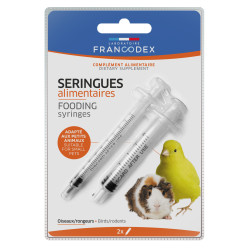 SERINGUES X2 de Francodex - anti puce et soin pour chien et chat dans Hygiene rongeurs