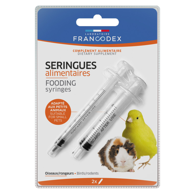 SERINGUES X2 de Francodex - anti puce et soin pour chien et chat dans Hygiene rongeurs