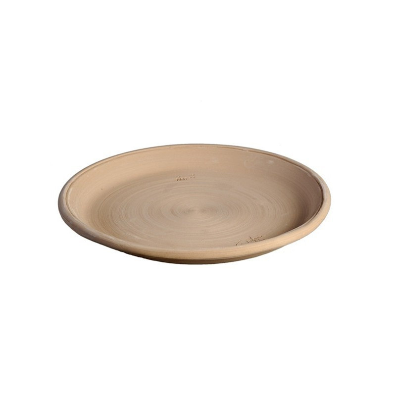 Soucoupe Assiette Etanche 25Cm En Terre Cuite de Goicoechea - POTIER CERAMISTE dans Soucoupe de pots