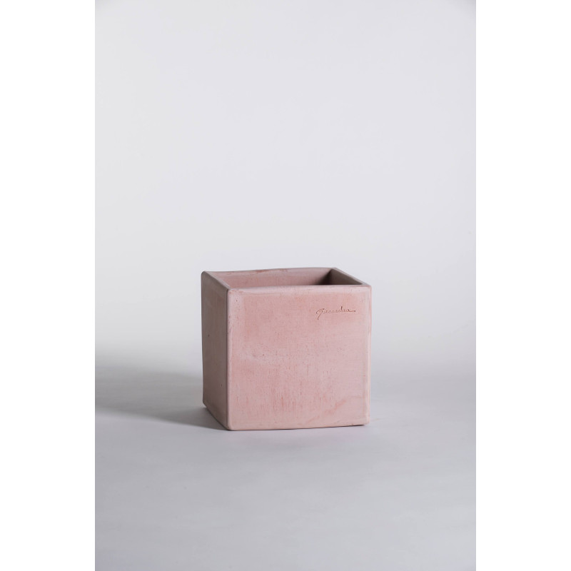 Pot carre contemporain 4040 Goicoechea, pays basque de Goicoechea - POTIER CERAMISTE dans Pots en terre cuite