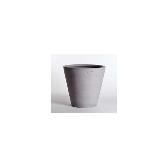 Pot cuvier contemporain 5252 gris, terre cuite Goicoechea, pays basque de Goicoechea - POTIER CERAMISTE dans Pots en terre cuite