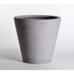 Pot cuvier contemporain 5252 gris, terre cuite Goicoechea, pays basque de Goicoechea - POTIER CERAMISTE dans Pots en terre cuite