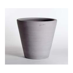 Pot cuvier contemporain 2929 gris en terre cuit Goicoechea, pays basque de Goicoechea - POTIER CERAMISTE dans Pots en terre c...