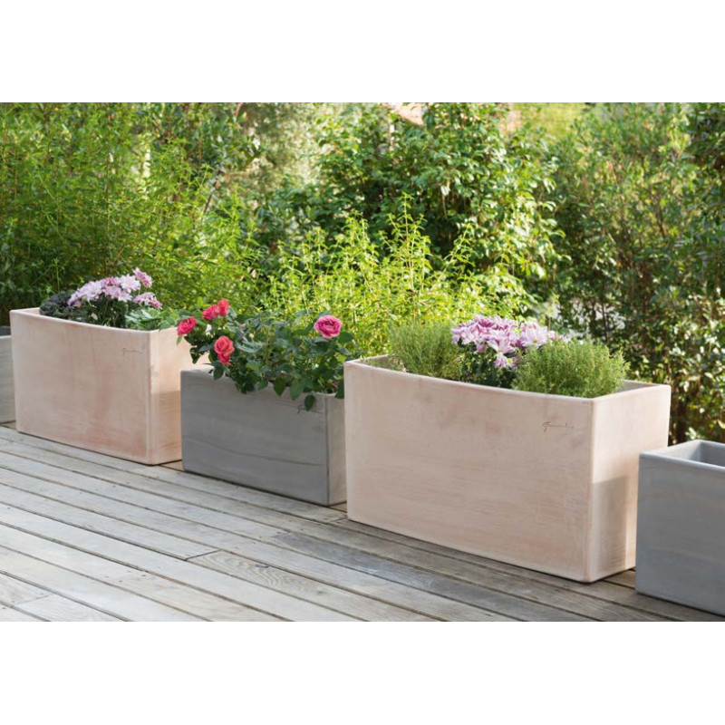 JARDINIERE HAUTE 53*19 NATUREL de Goicoechea - POTIER CERAMISTE dans Jardinieres