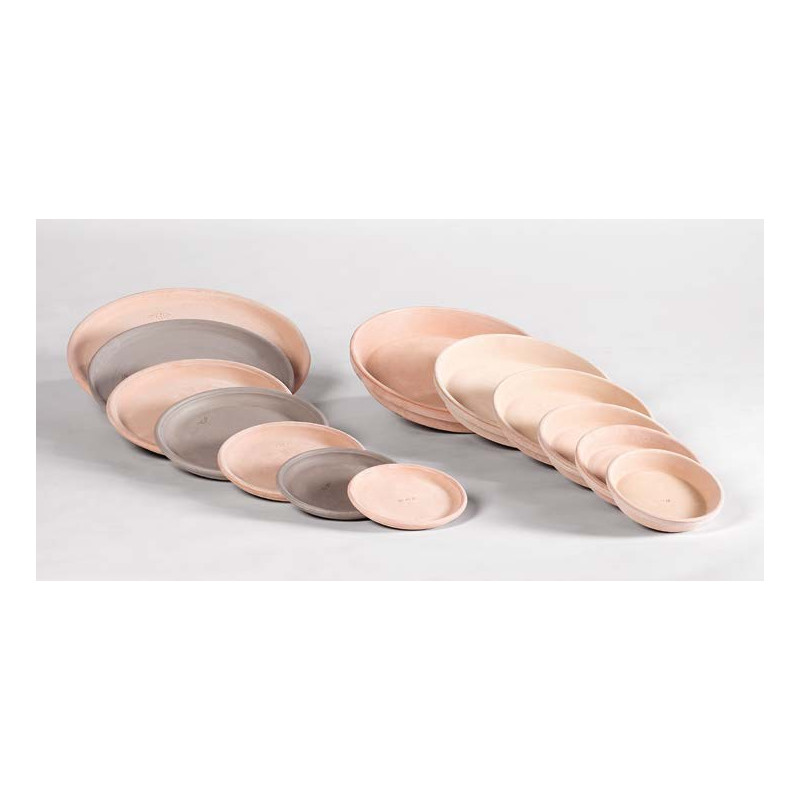 Soucoupe Assiette Etanche 45Cm En Terre Cuite de Goicoechea - POTIER CERAMISTE dans Soucoupe de pots