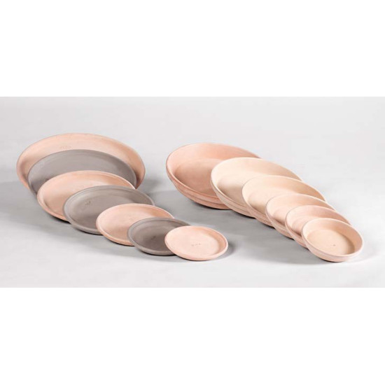 Soucoupe Assiette Etanche 19Cm En Terre Cuite de Goicoechea - POTIER CERAMISTE dans Soucoupe de pots