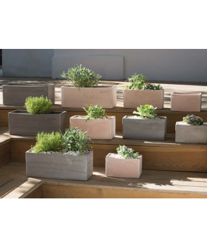 Jardiniere Contemporaine 60Cm En Terre Cuite de Goicoechea - POTIER CERAMISTE dans Jardinieres
