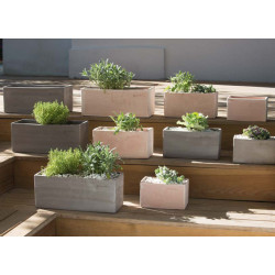 Jardiniere Contemporaine 60Cm En Terre Cuite de Goicoechea - POTIER CERAMISTE dans Jardinieres