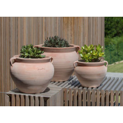 Pot Boule 2 Anses 23X21 En Terre Cuite de Goicoechea - POTIER CERAMISTE dans Pots en terre cuite