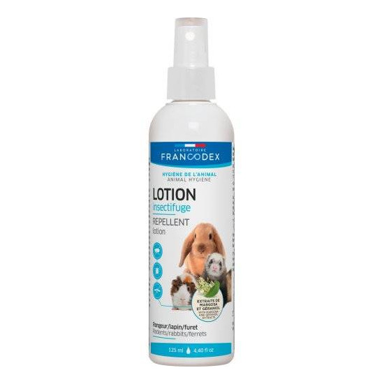 LOTION INSECTIFUGE RONGEURS de Francodex - anti puce et soin pour chien et chat dans Soins et Hygiene pour chiens