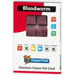 VERS DE VASE 100 GR congelé de Superfish - Aquadistri - accessoires pour aquarium et bassin dans Alimentation Poissons tropicaux