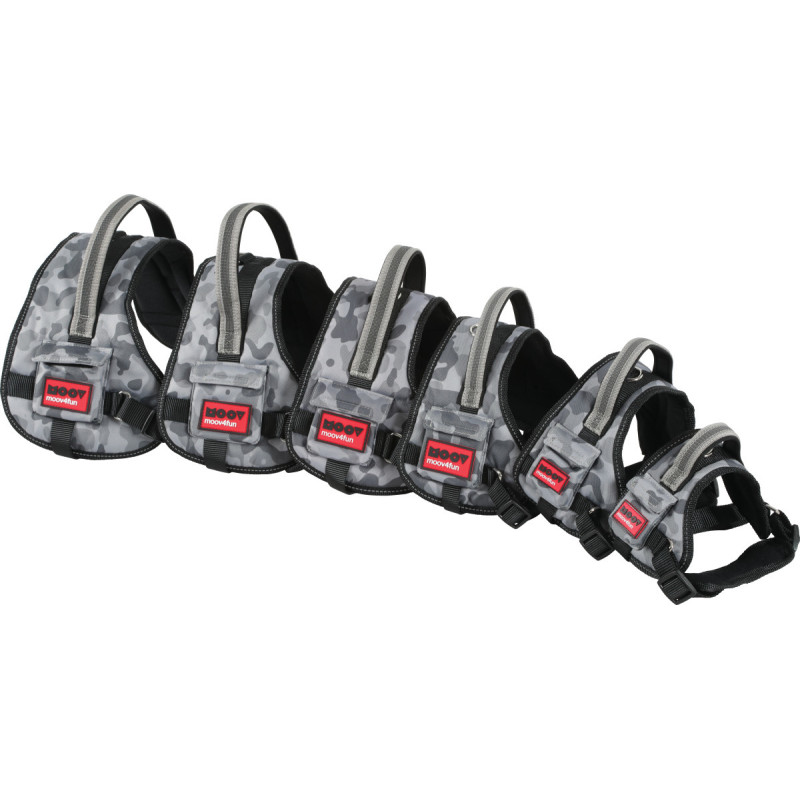 HARNAIS CONF REG S MOOV GRIS de Zolux - Produit pour animaux dans Harnais pour chien