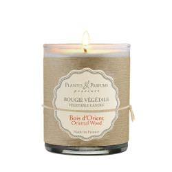 BOUGIE PARFUMEE BOIS ORIENT 180G de Plantes & Parfums dans Produits désactivés