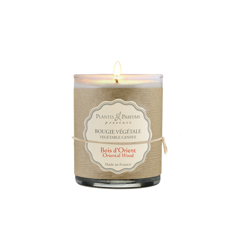 BOUGIE PARFUMEE BOIS ORIENT 180G de Plantes & Parfums dans Produits désactivés