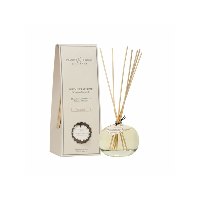 BOUQUET PARFUME FLEUR COTON 100ML de Plantes & Parfums dans Produits parfumés, huile essentielle et Lampe Berger