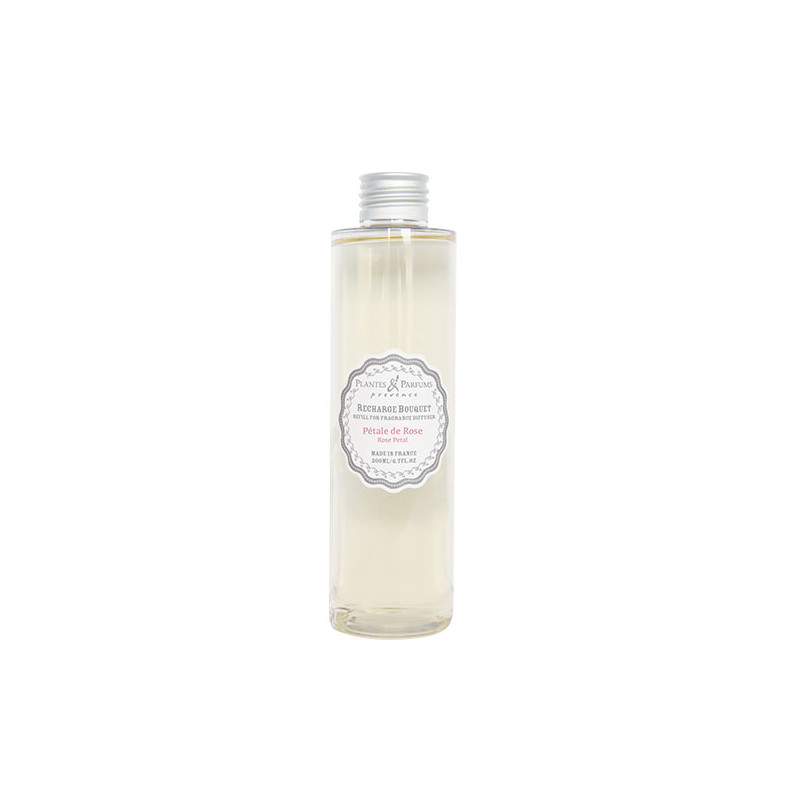 RECHARGE BOUQUET PETALE ROSE 200ML de Plantes & Parfums dans Produits parfumés, huile essentielle et Lampe Berger