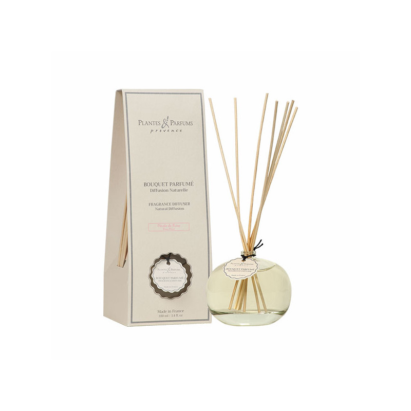 BOUQUET PARFUME PETALE ROSE 100ML de Plantes & Parfums dans Produits parfumés, huile essentielle et Lampe Berger